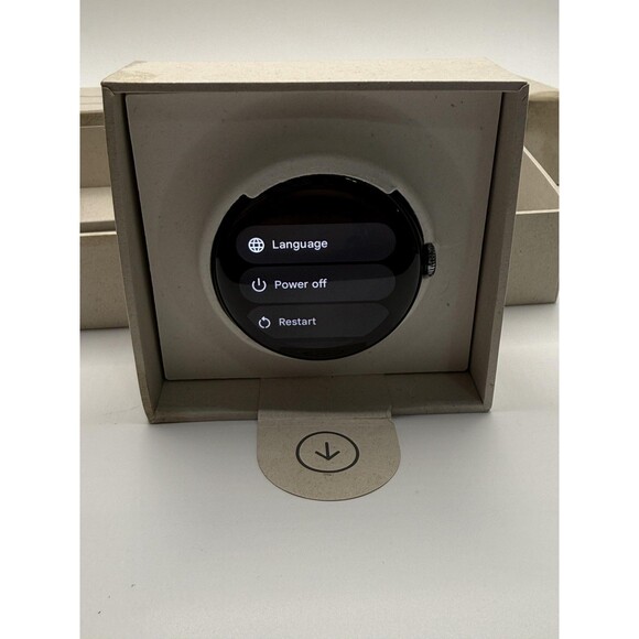 Google Pixel Watch 3 45mm Wi-Fi Smartwatch With Band Box Gray Fitbit (see pics) - Picture 4 of 9